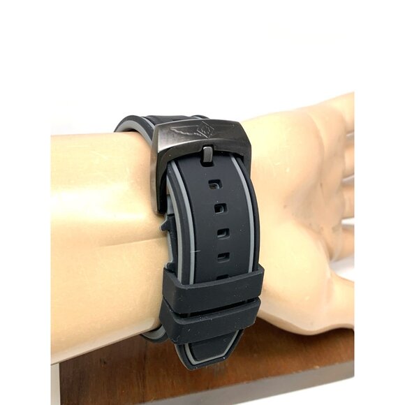 Invicta Men's Watch 10288 Lupah Quartz Ceramic Case Black Rubber Strap 47mm - Picture 11 of 15